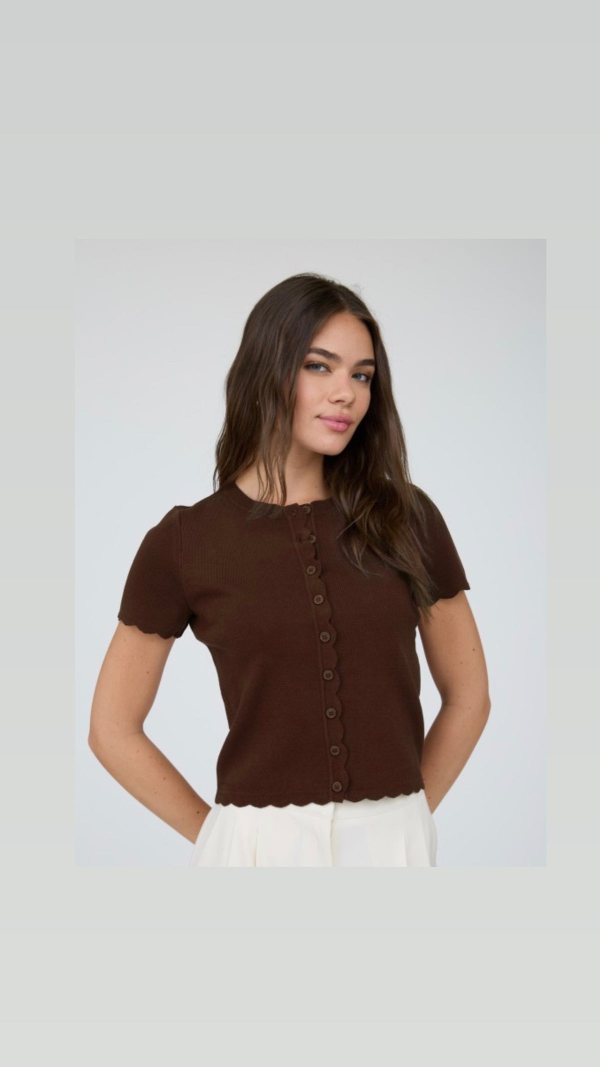 Bella Brown Blouse