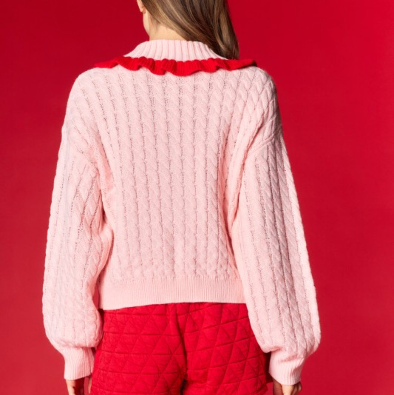 Noah Red Pink Sweater