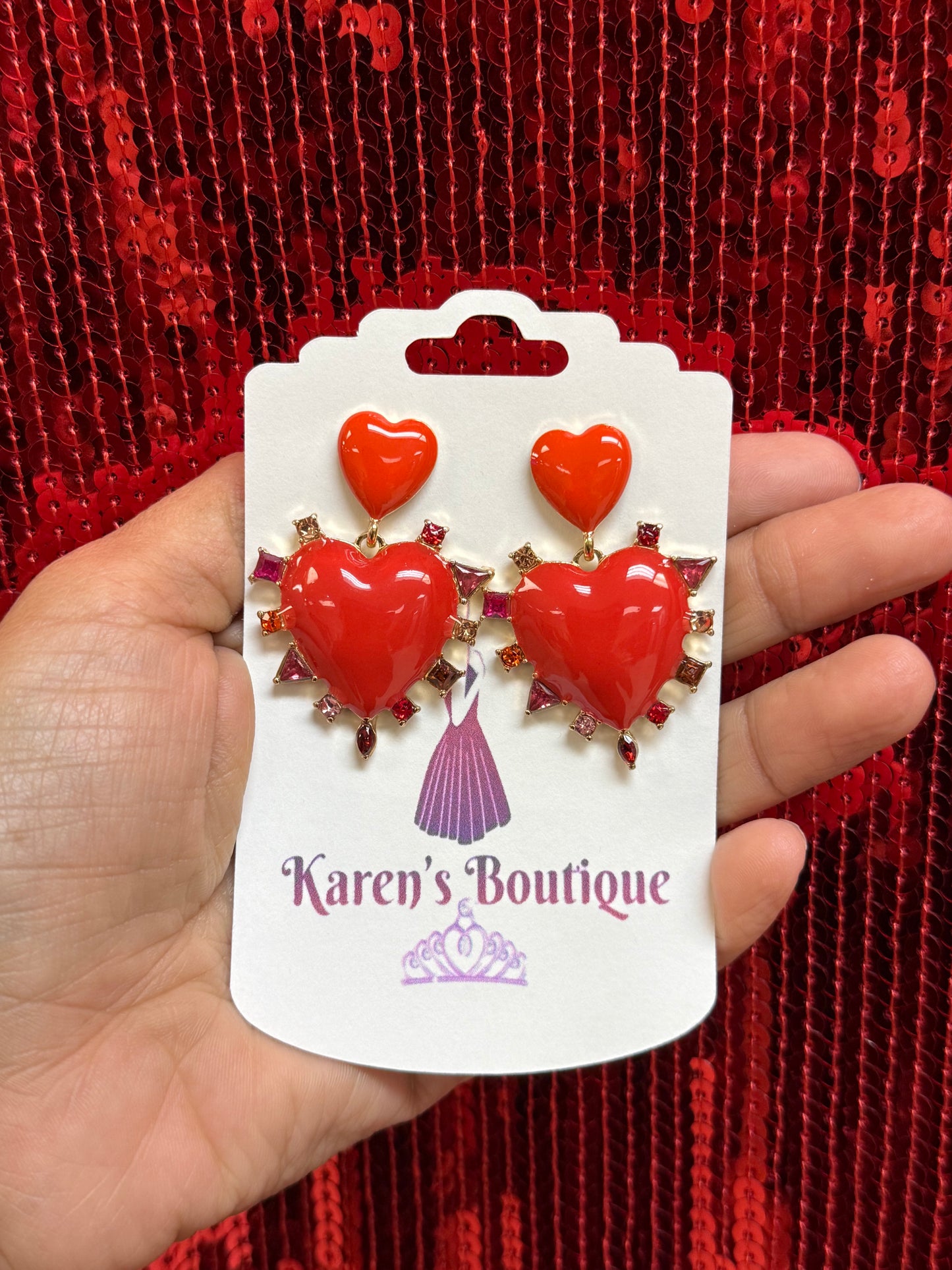 Sweetie Red Hearts