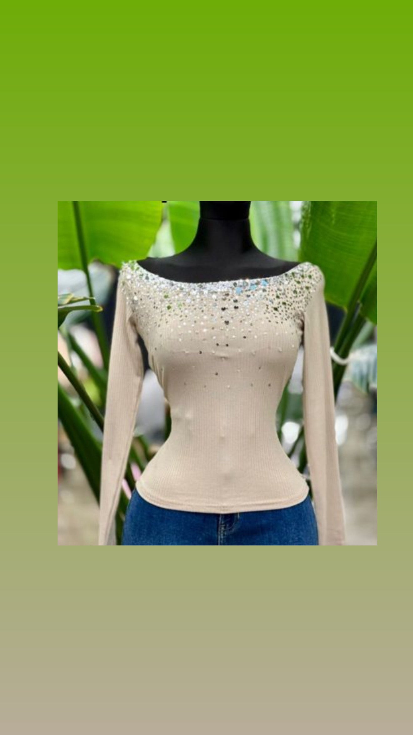 Perla Sequin Top