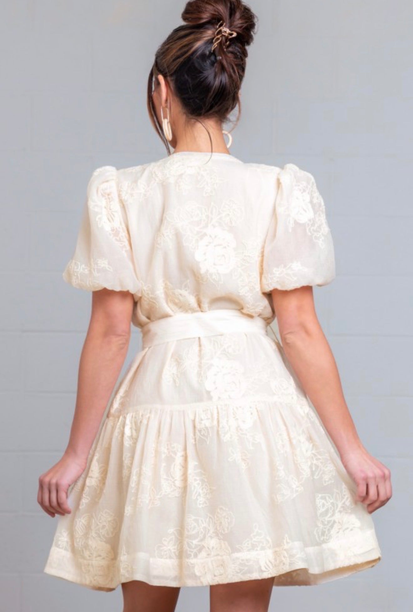 Catalina Embroidery Mini Dress