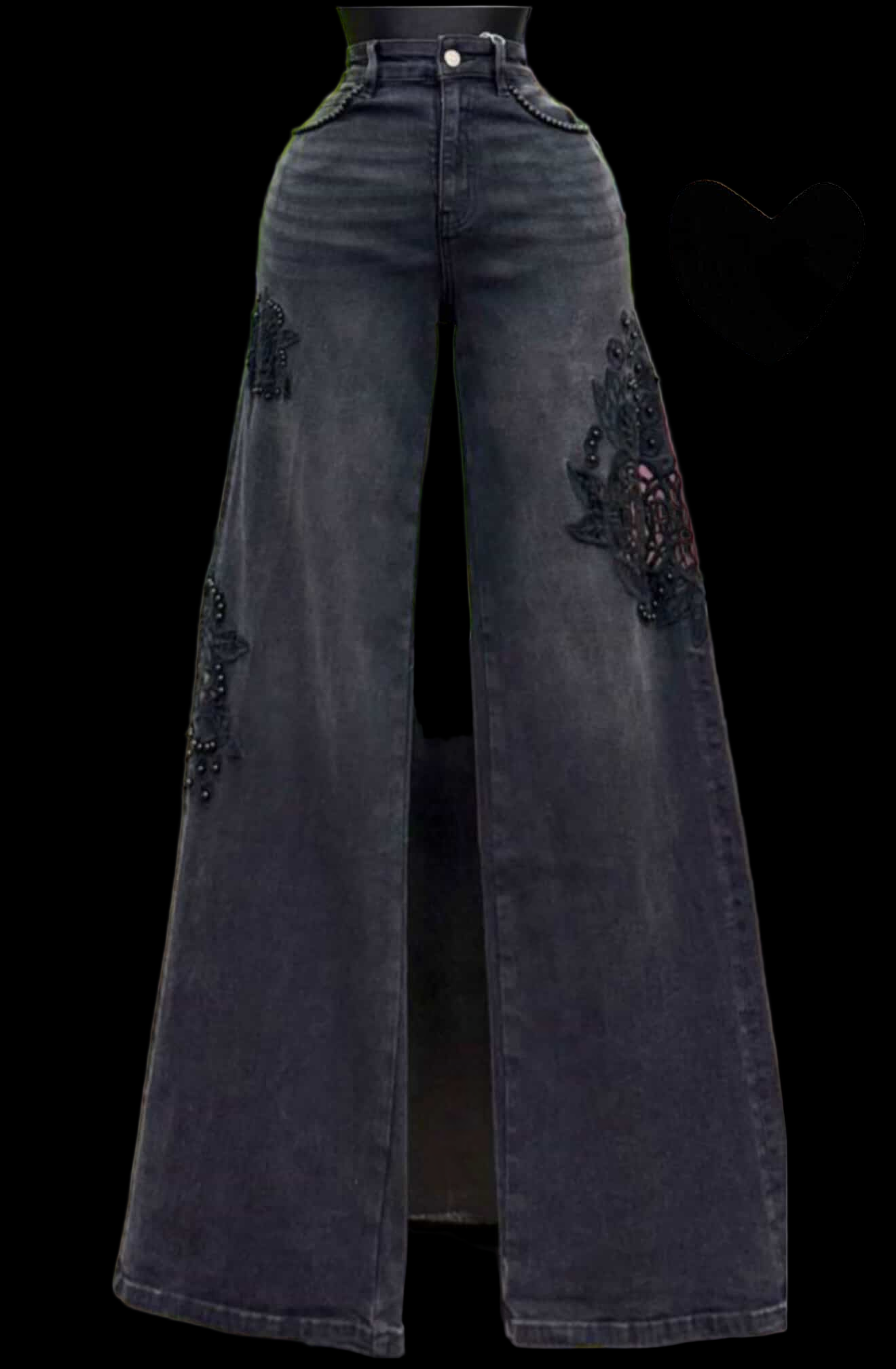 Embroidered Jeans