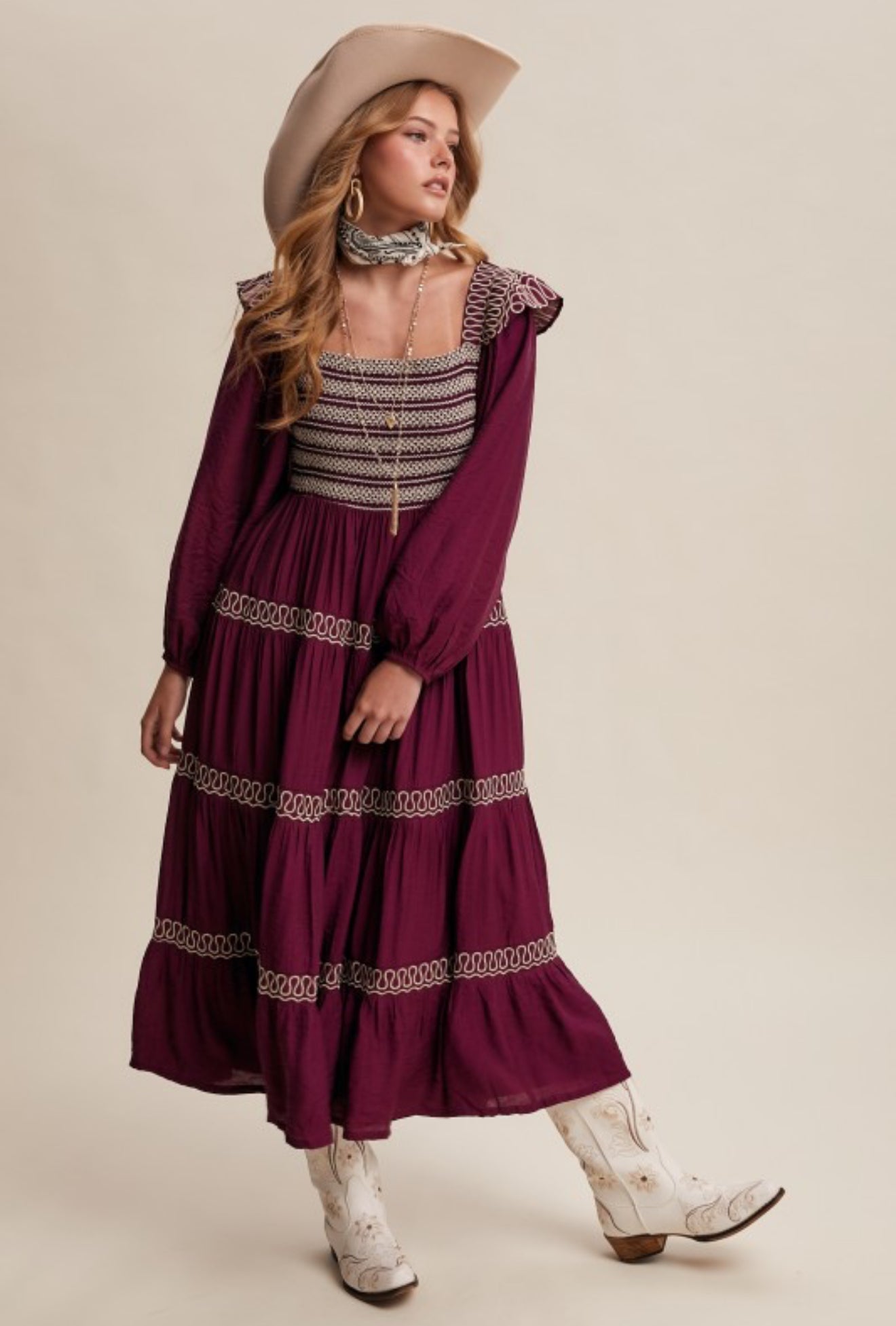 Giselle Embroidery Dress