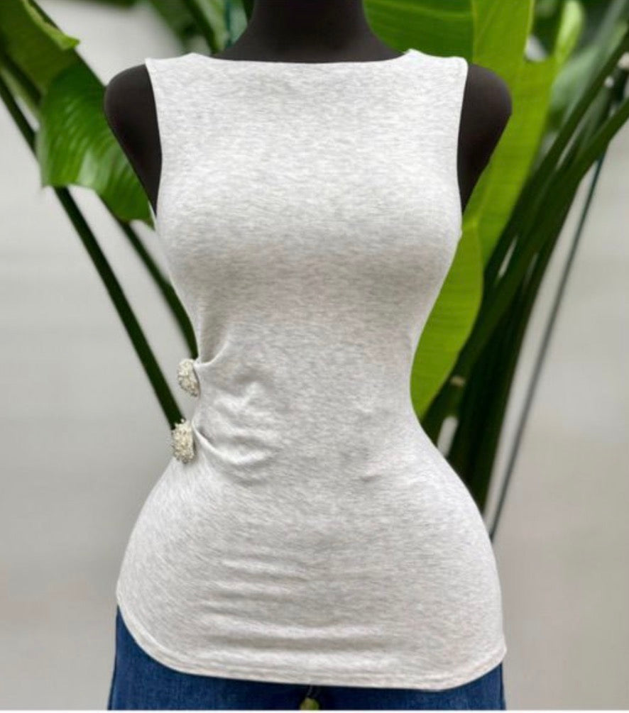 Belinda Gray Color Blouse