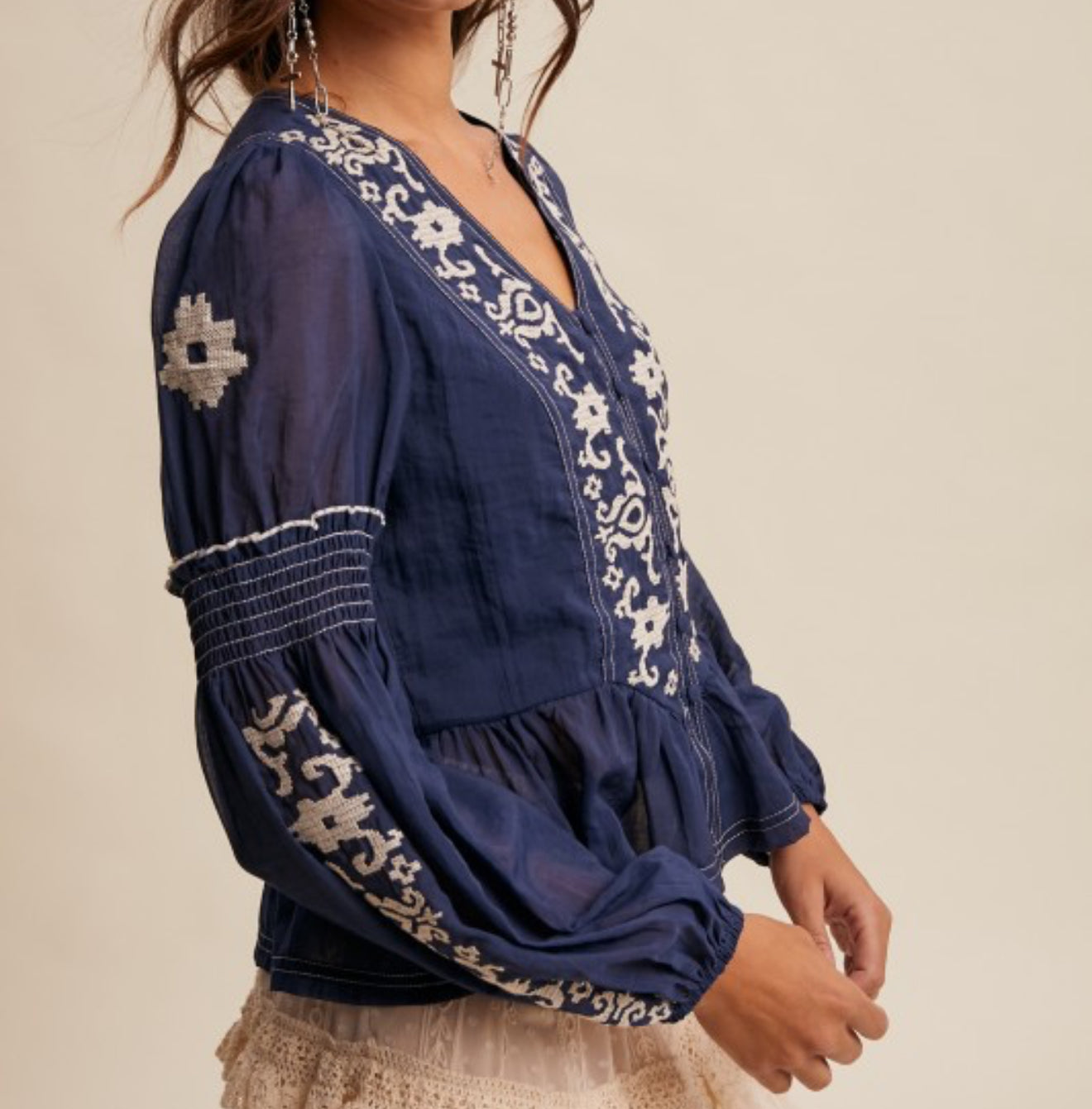 Georgina Embroidered Blouse