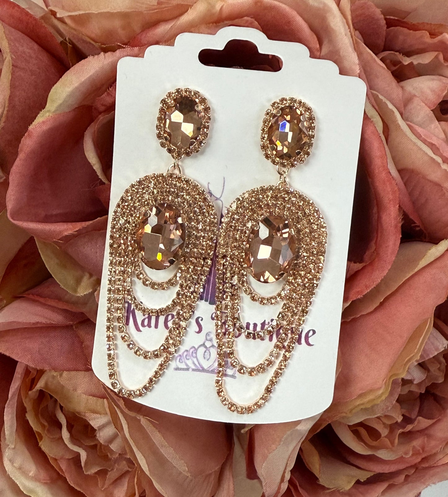 Fiesta Elegant Large Earrings