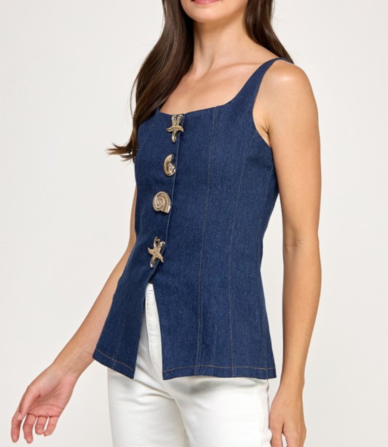 Ariel Denim vest