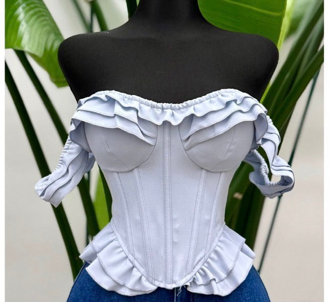 Vera Corset Pink Top