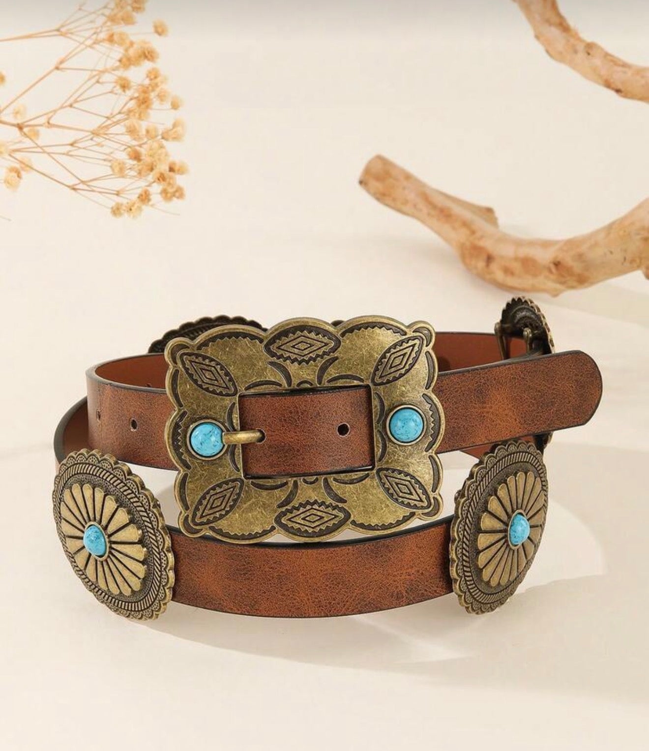 Western Camel Color Belt