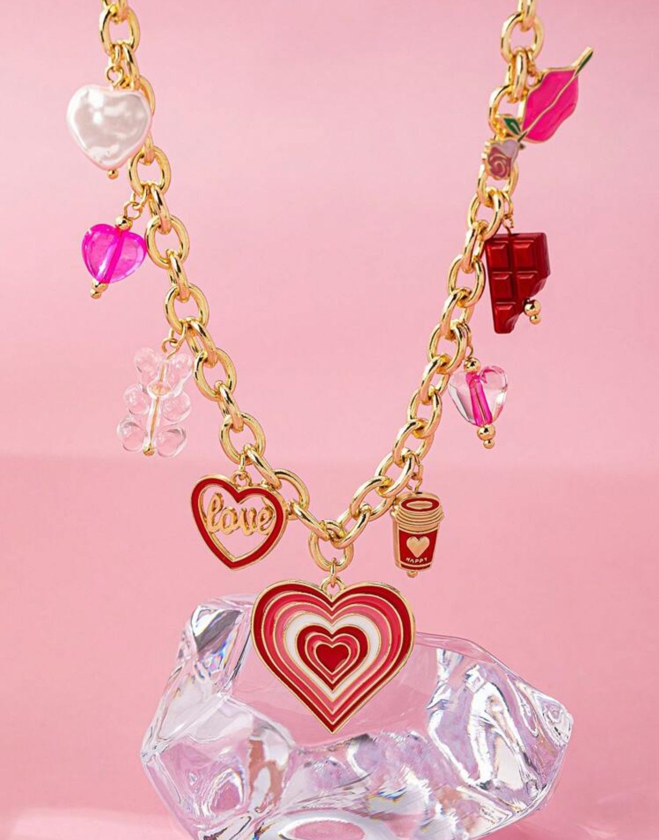 Valentine Charms Necklace