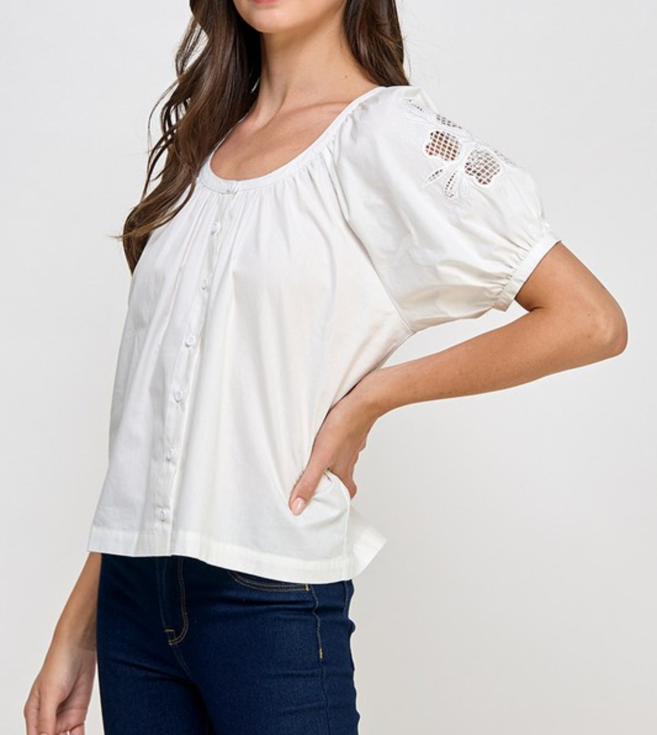 Valentine Embroidered Blouse