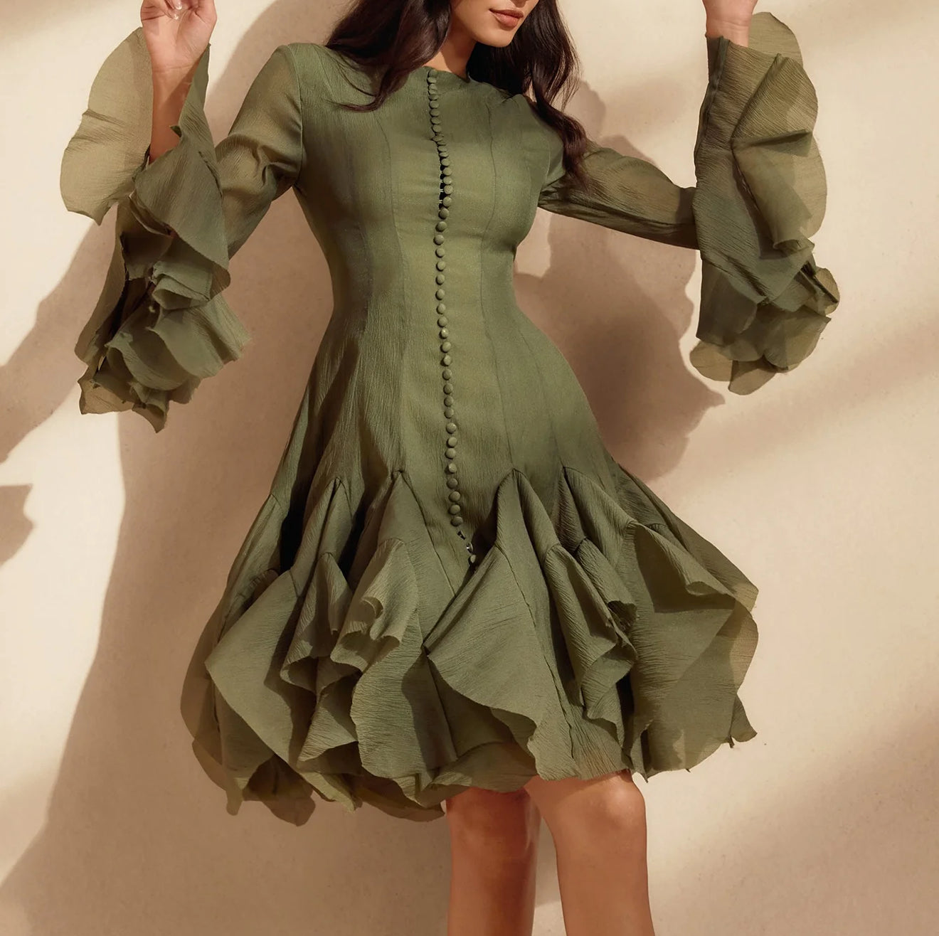 Sobeyda Elegant Midi Dress