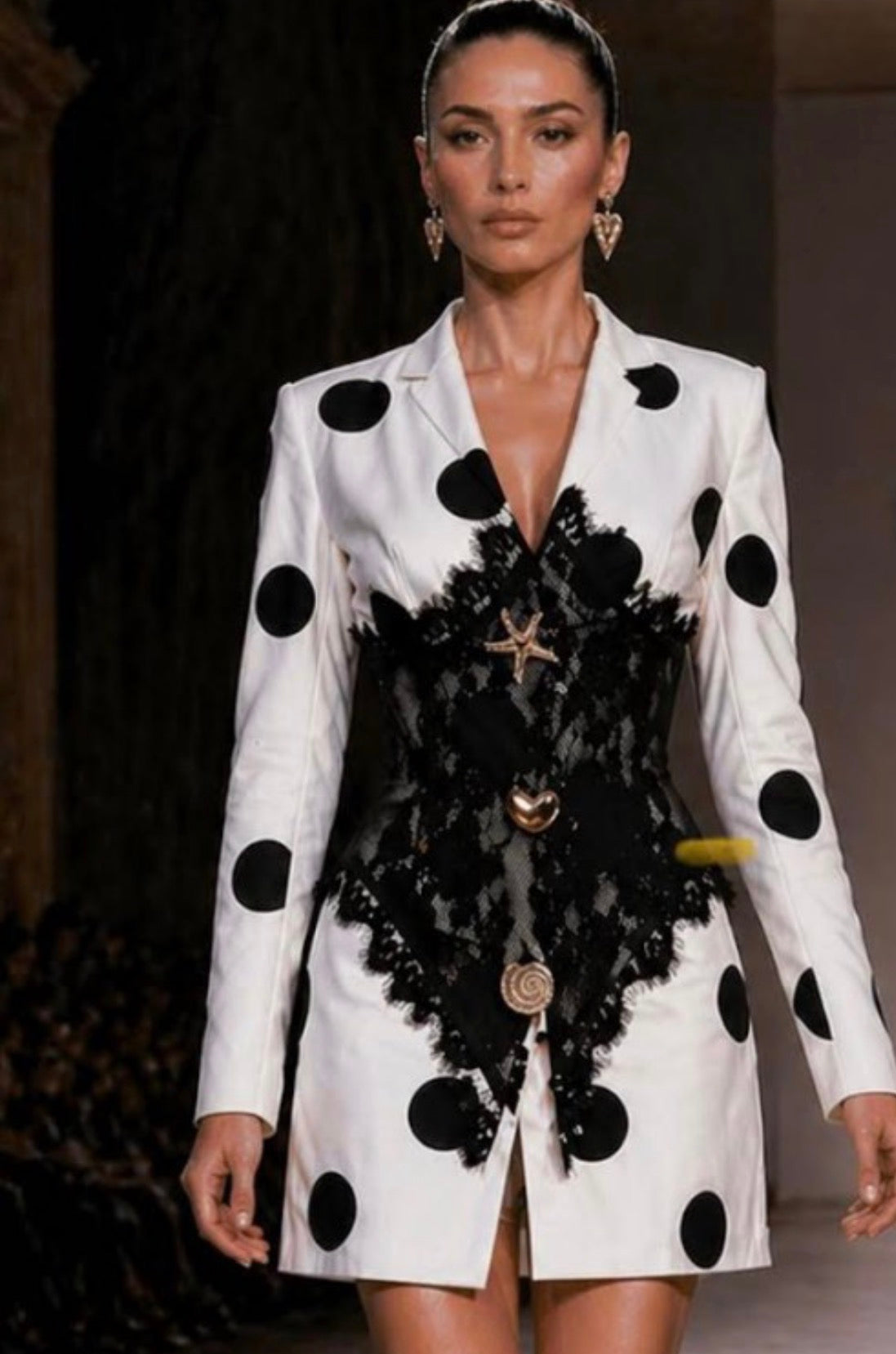 Barbara Polka Dots Blazer Dress