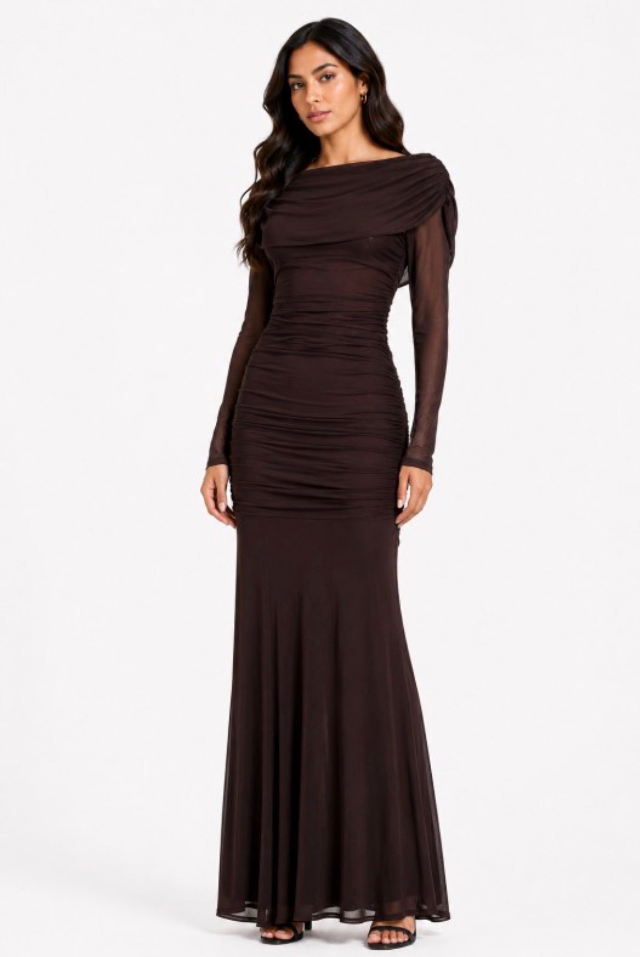 Maple Elegant Maxi Dress