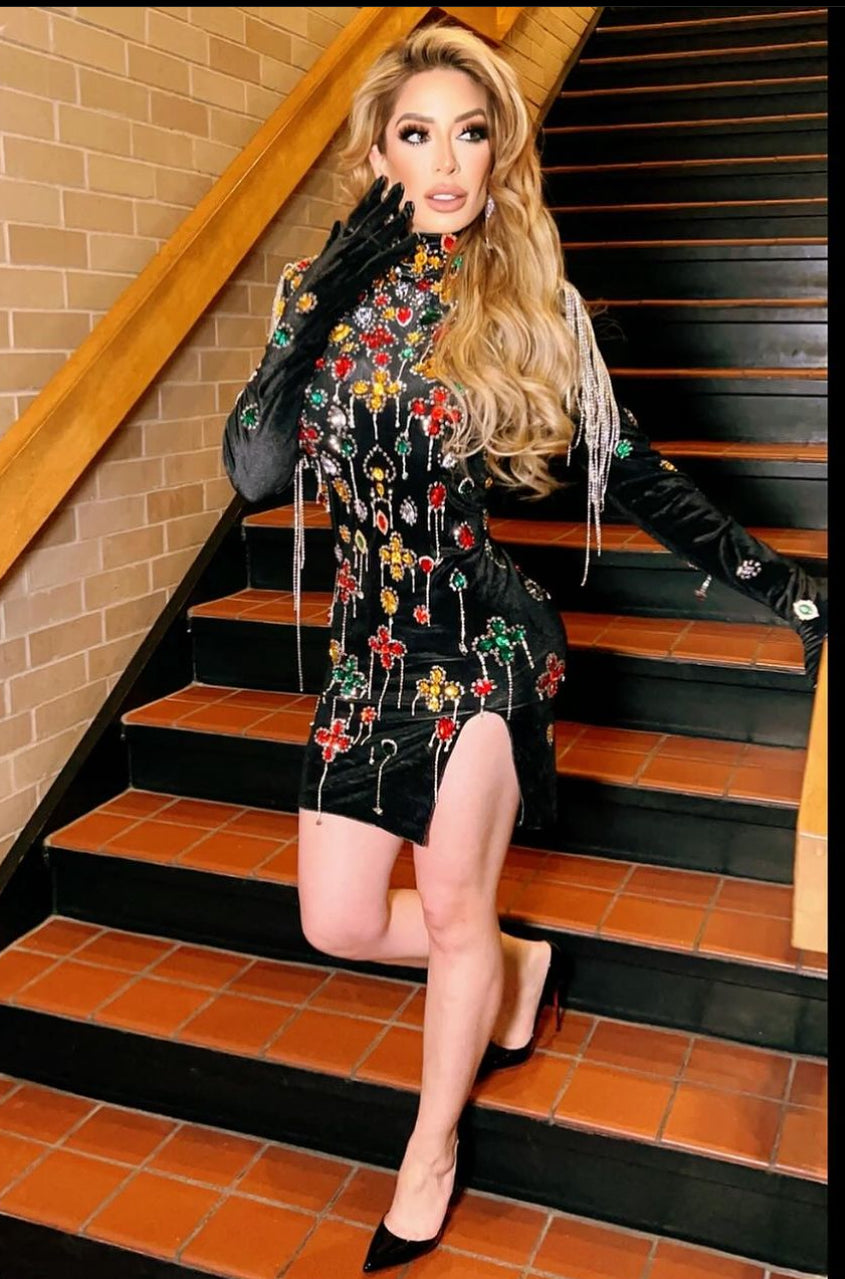 Luxury Stones Mini dress