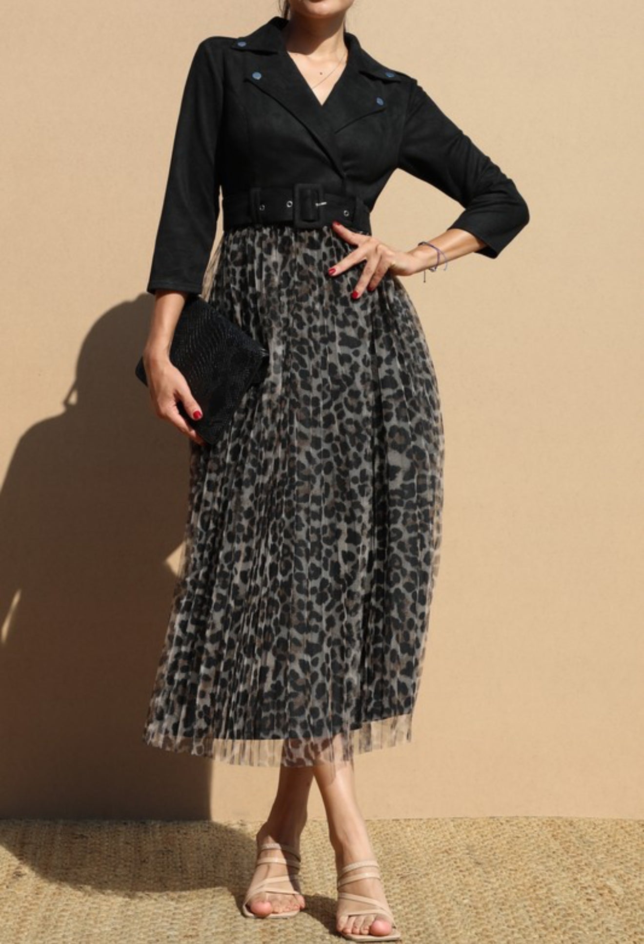 Leopard Midi Dress
