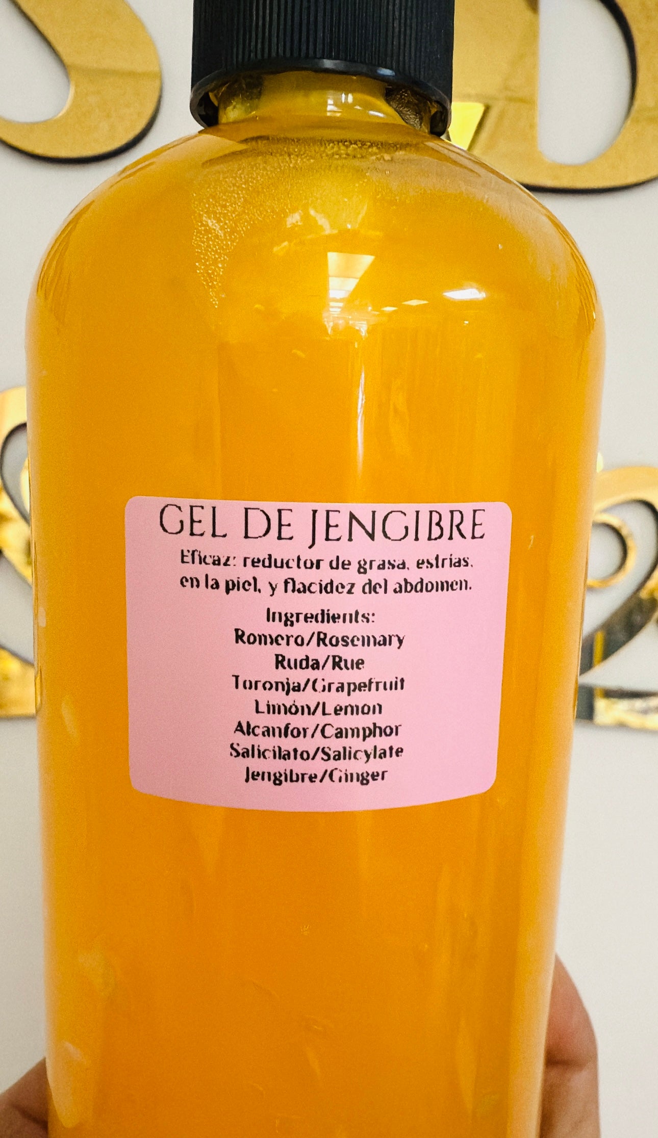 Gel Reductora de Gengibre