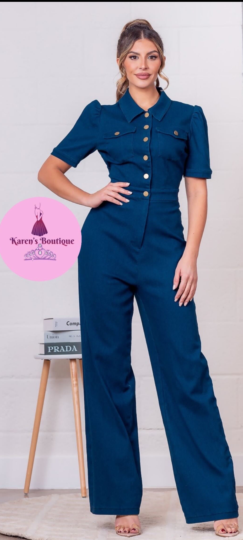 Lisa Denim Jumpsuit