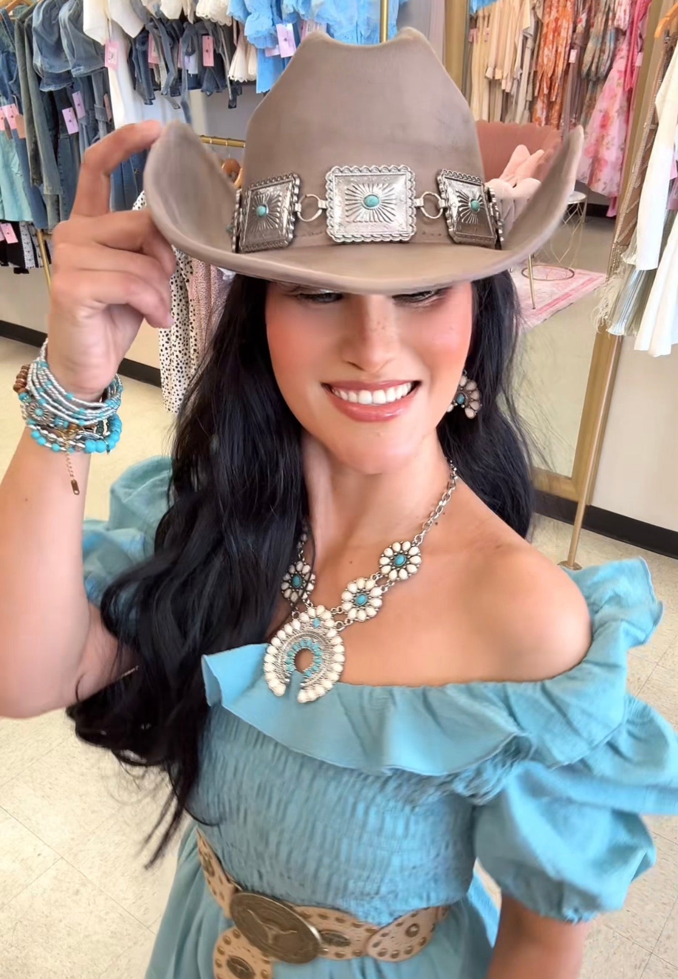 Gray Color Elegant Hat
