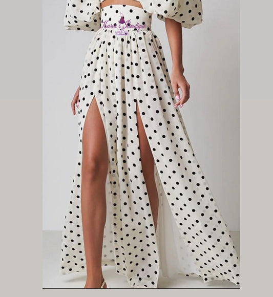 Polka Dots Elegant Skirt