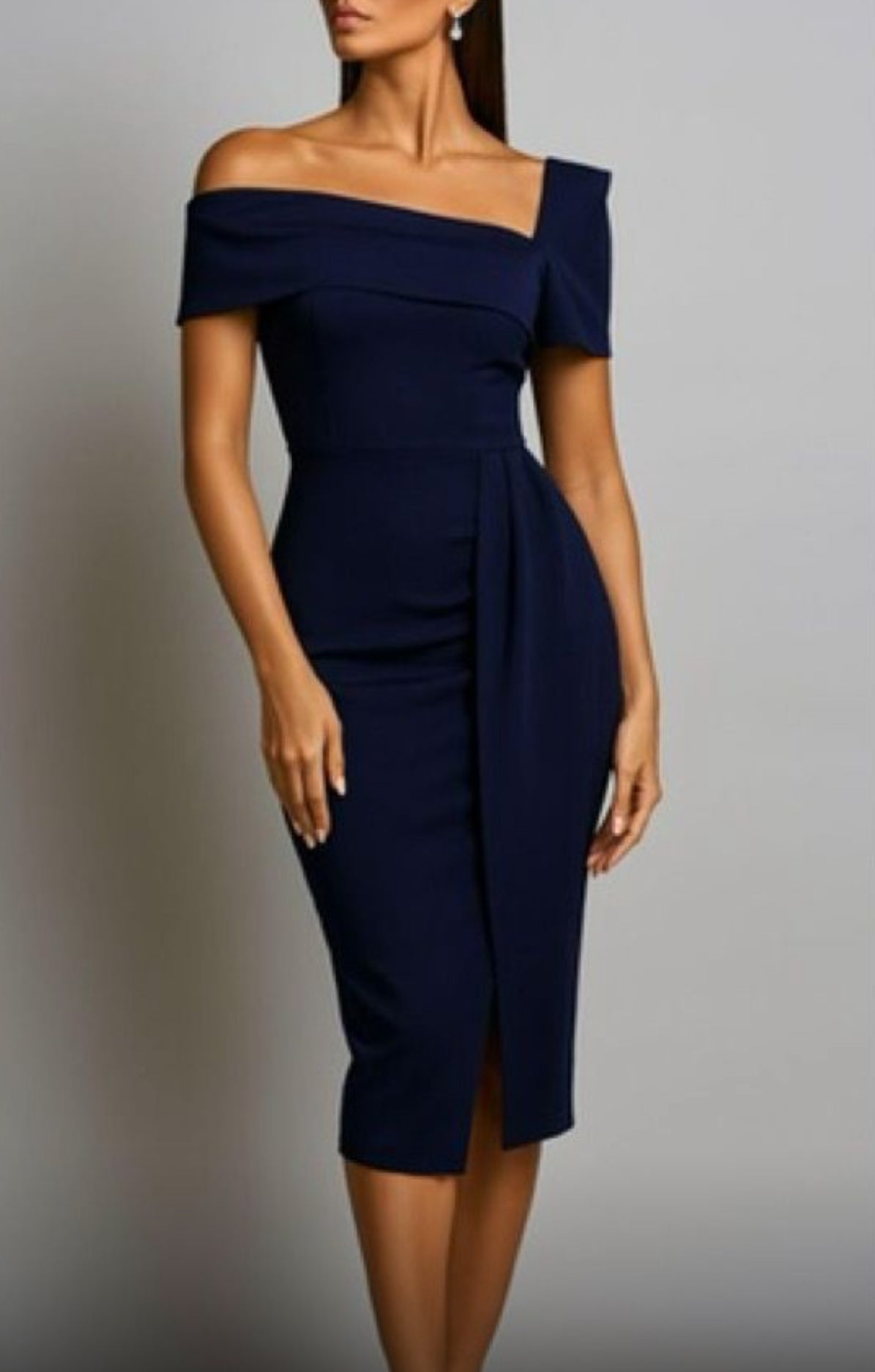 Melody Blue Midi Dress