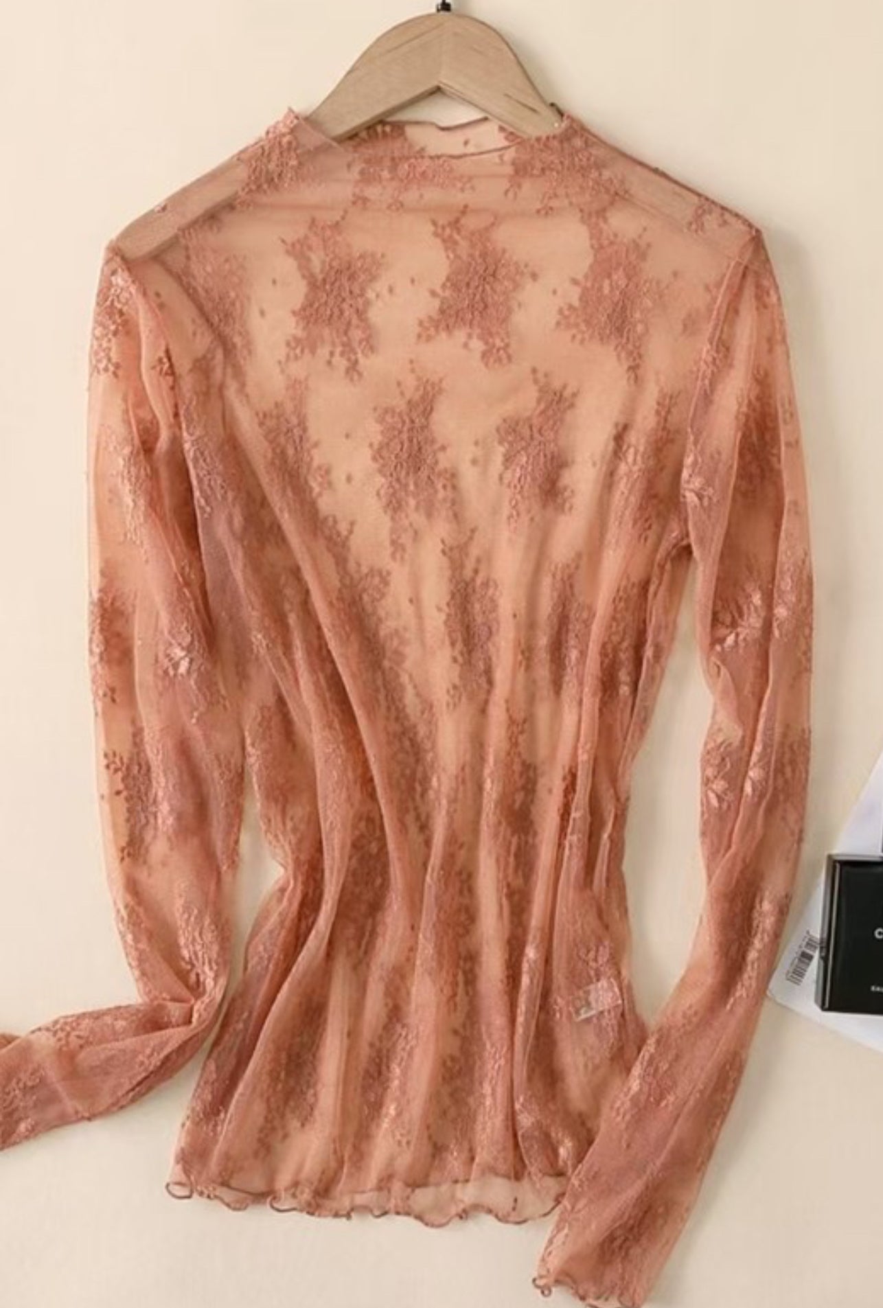 Coqueta Mauve Lace top