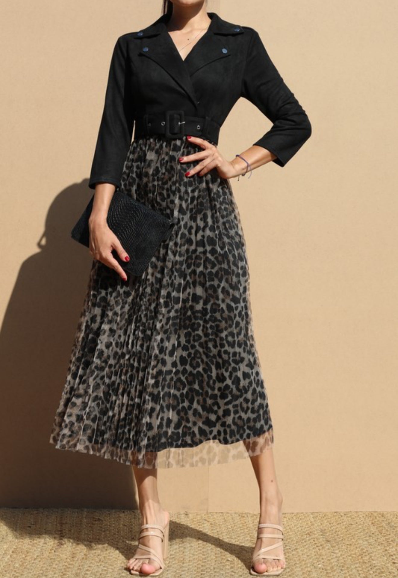 Leopard Midi Dress