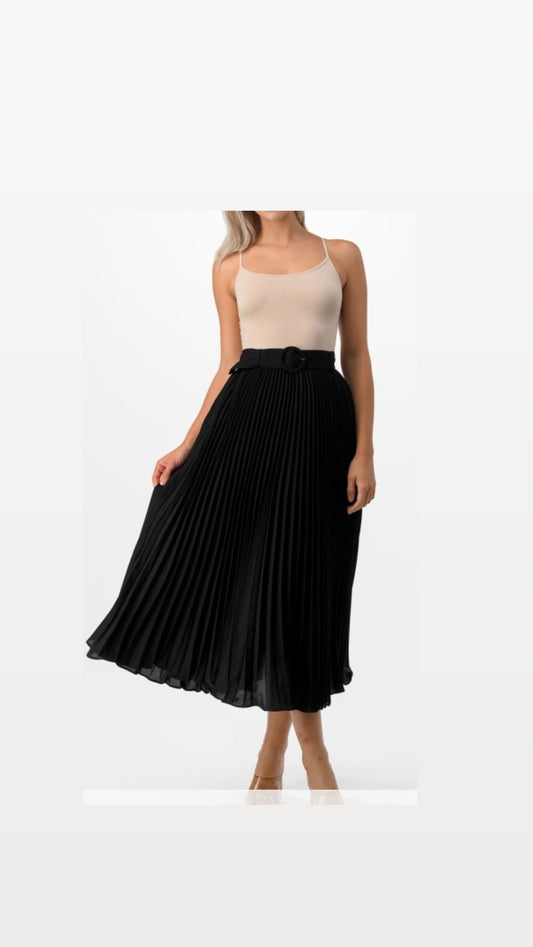 Delfina Black Skirt