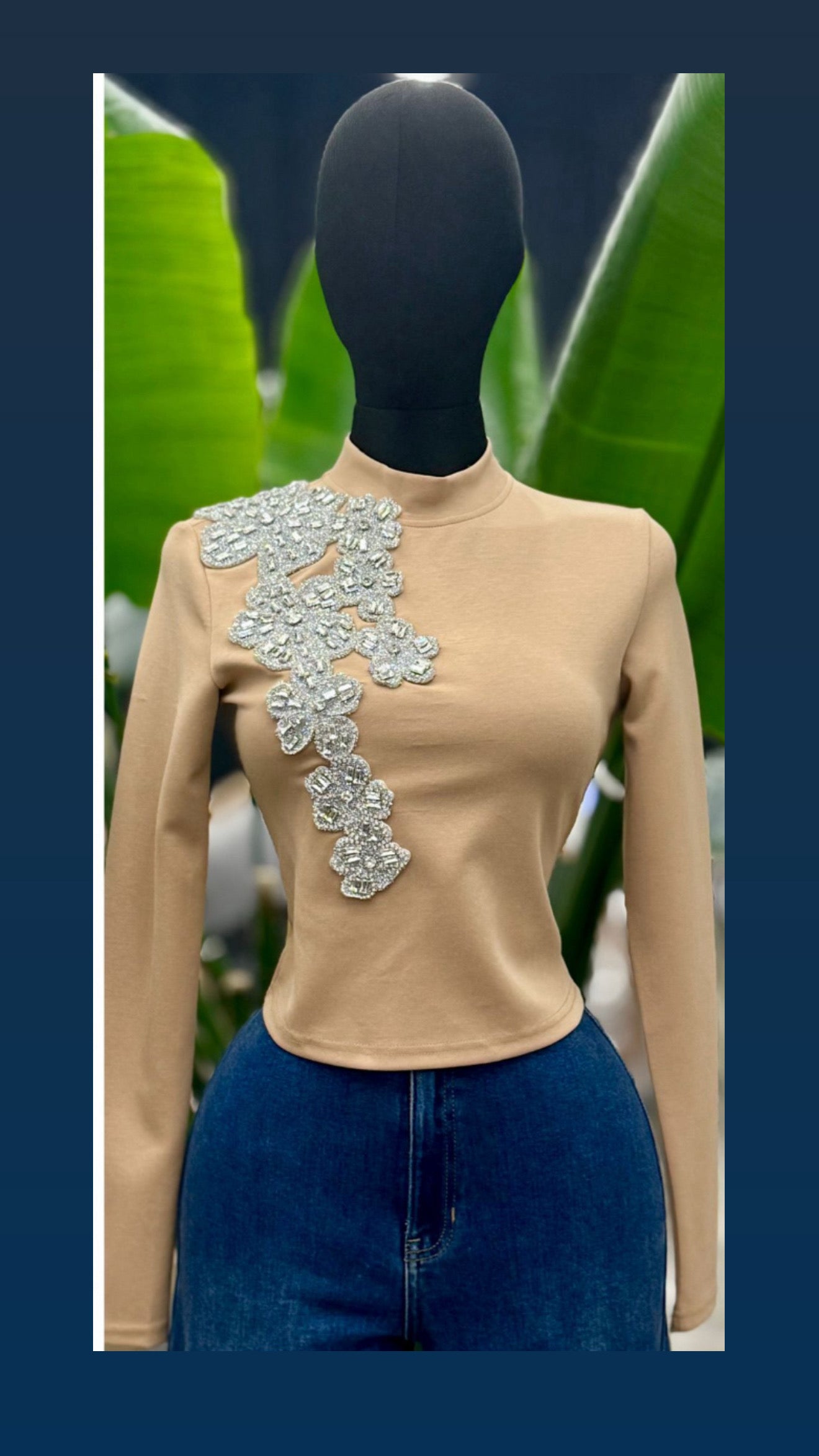 Marilyn Cream Blousse