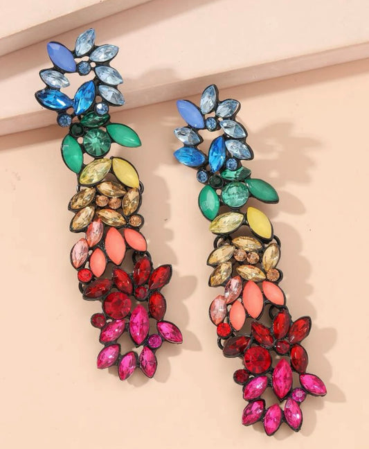 Multicolor Long earrings