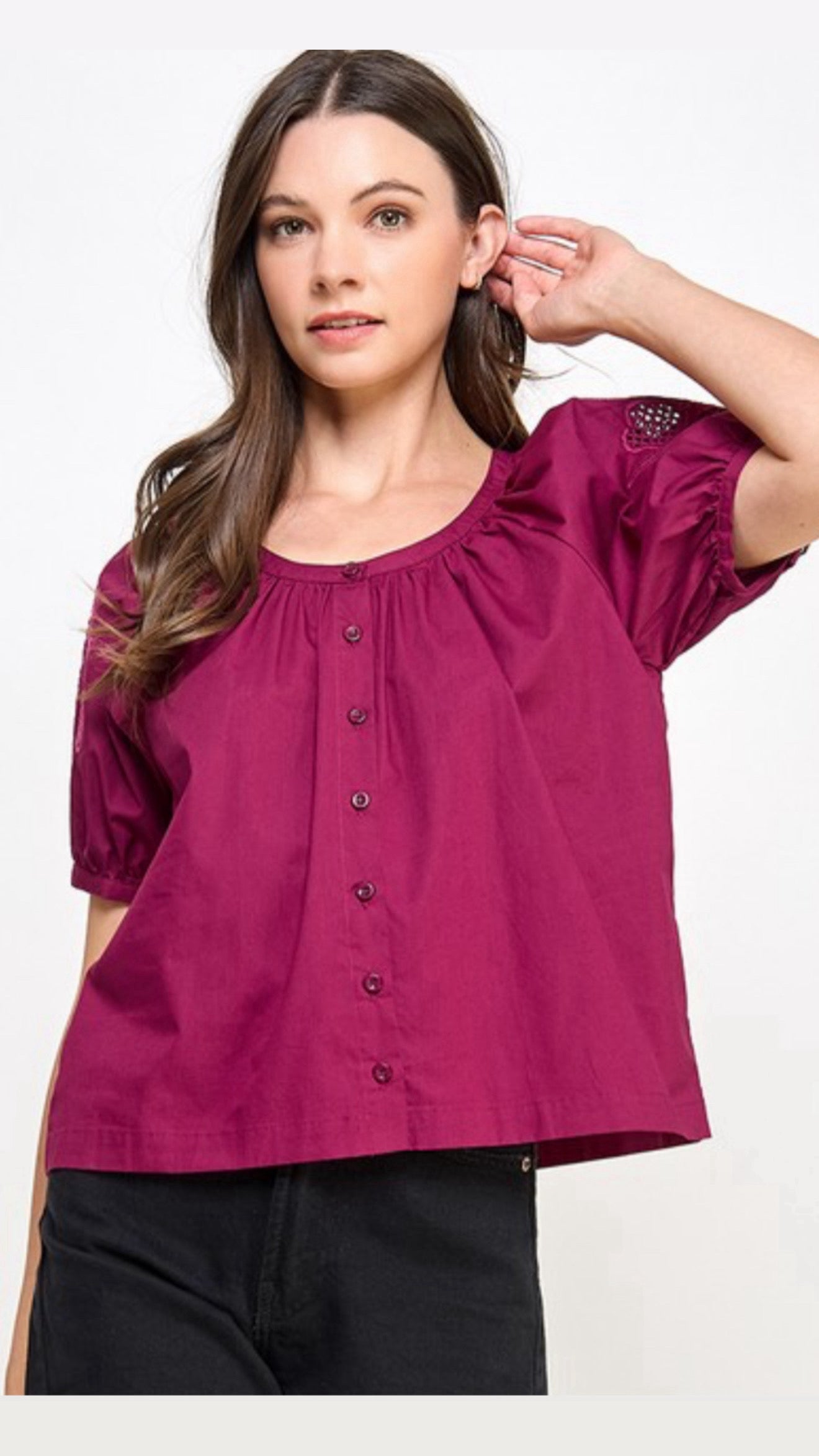 Valentine Embroidered Blouse