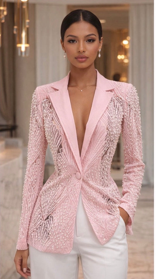 Luxe Embroidery elegant Blazer