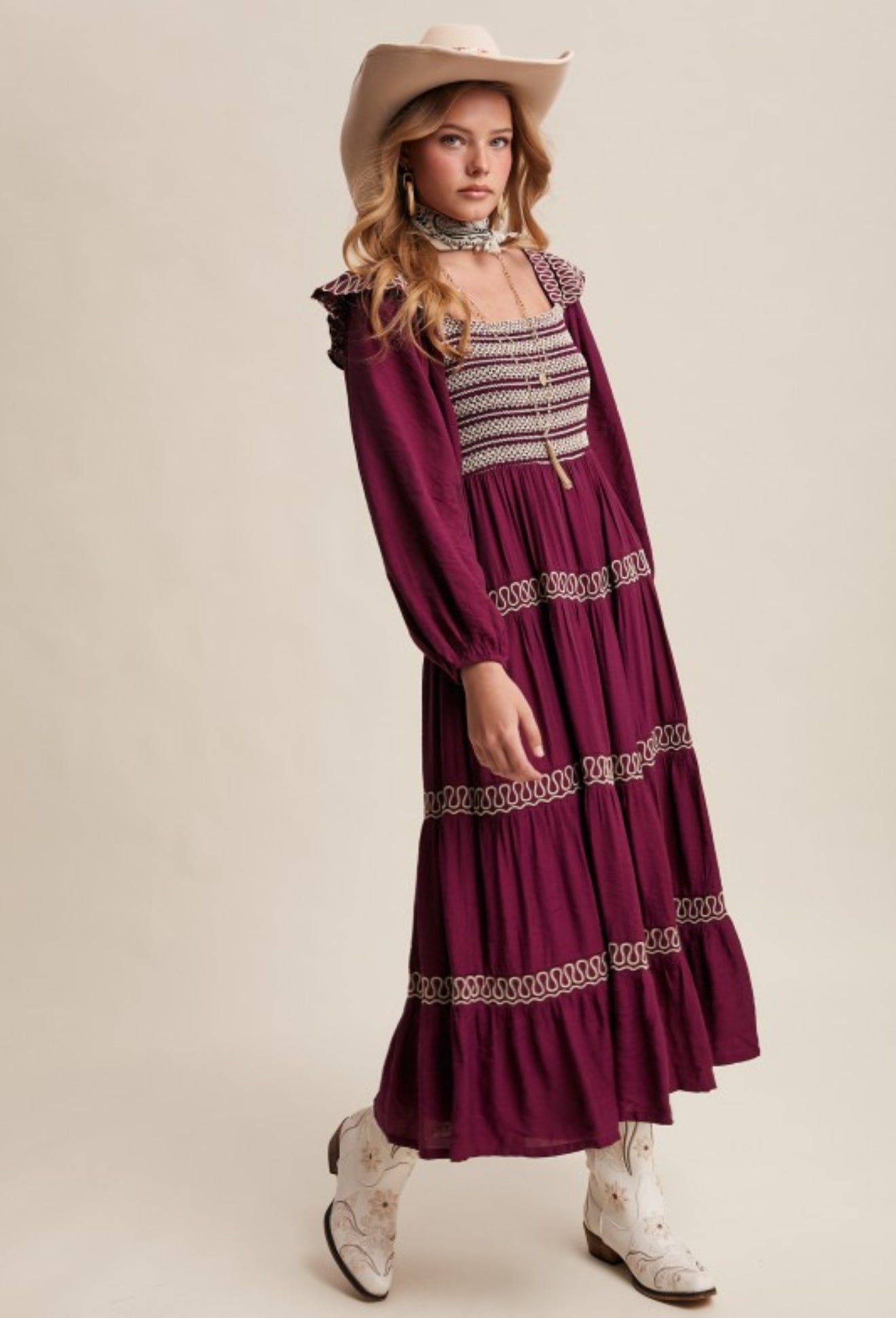 Giselle Embroidery Dress