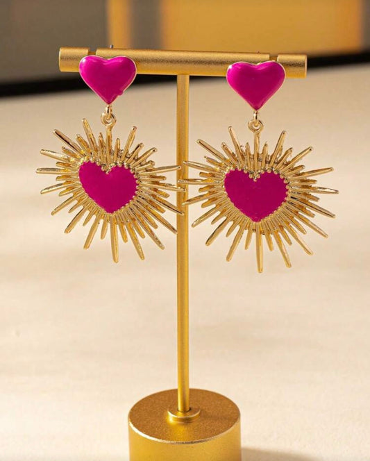 Hot pink Hearts