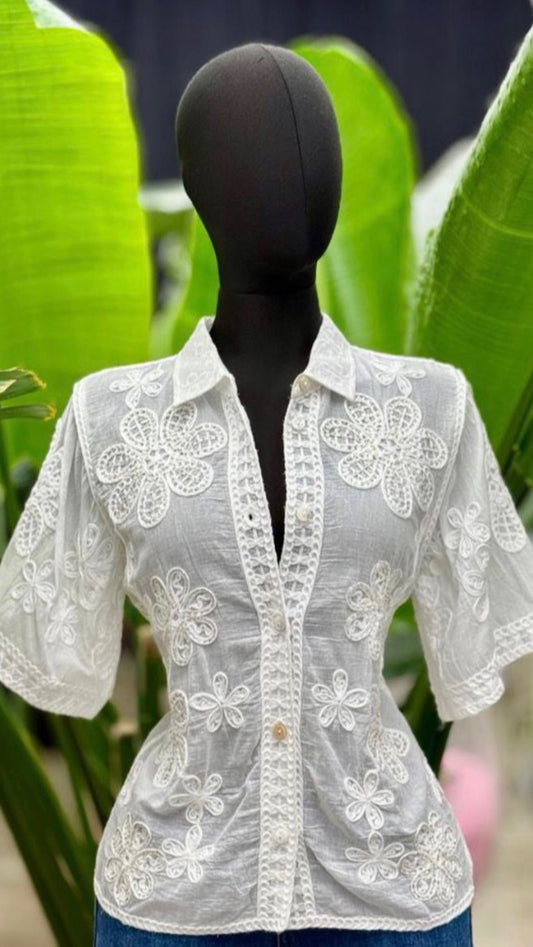 Camila Embroidery Blouse