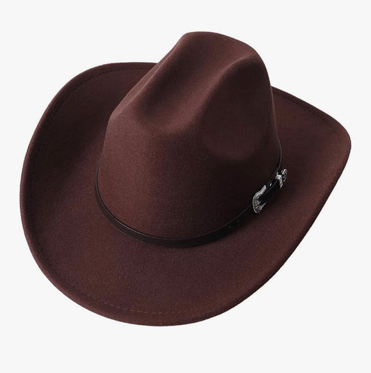 Brown Elegant Hat