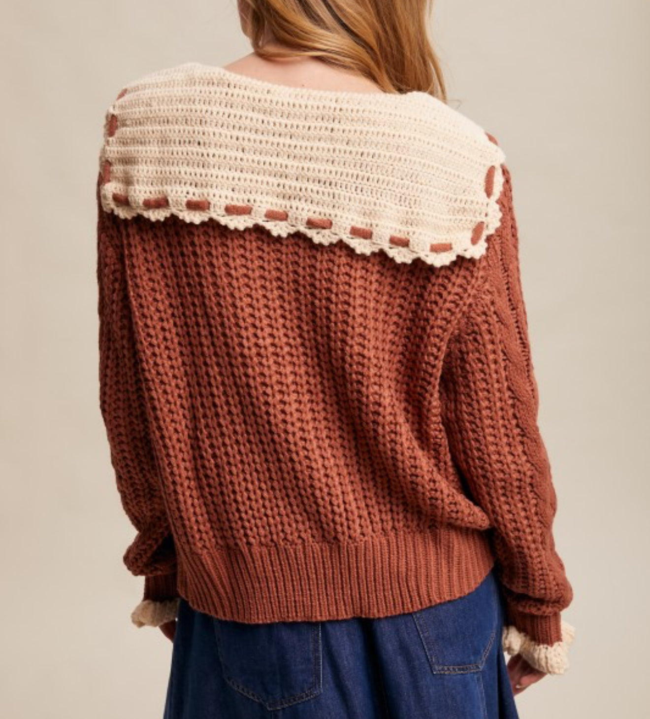 Melanie Terracota Sweater