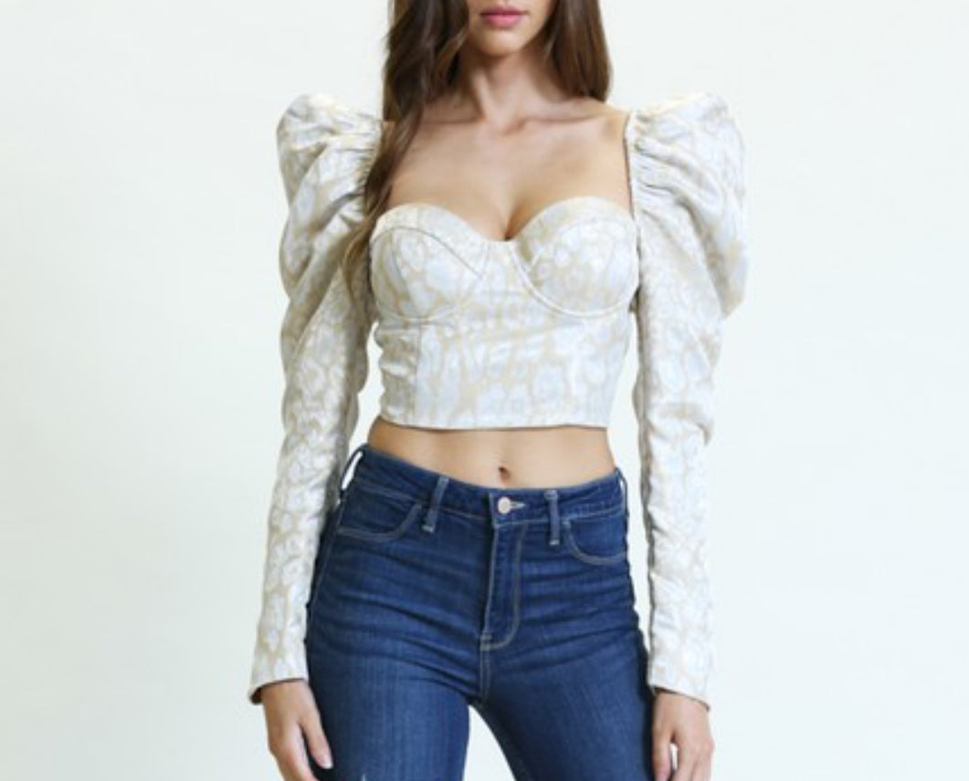 Diane Cream Corset Top