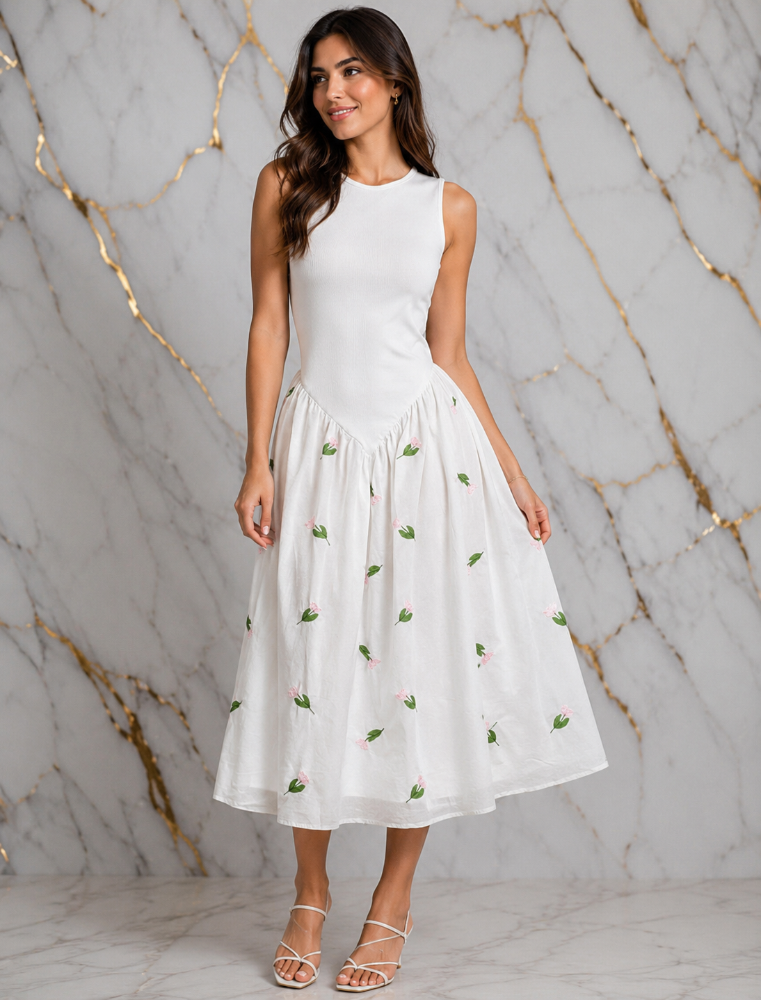 Marbella Embroidery Dress
