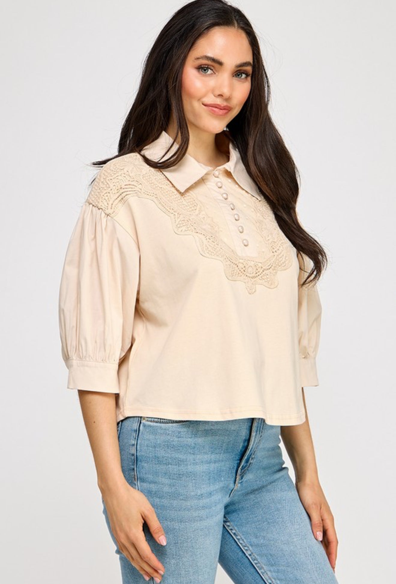 Allondra Embroidered Blouse