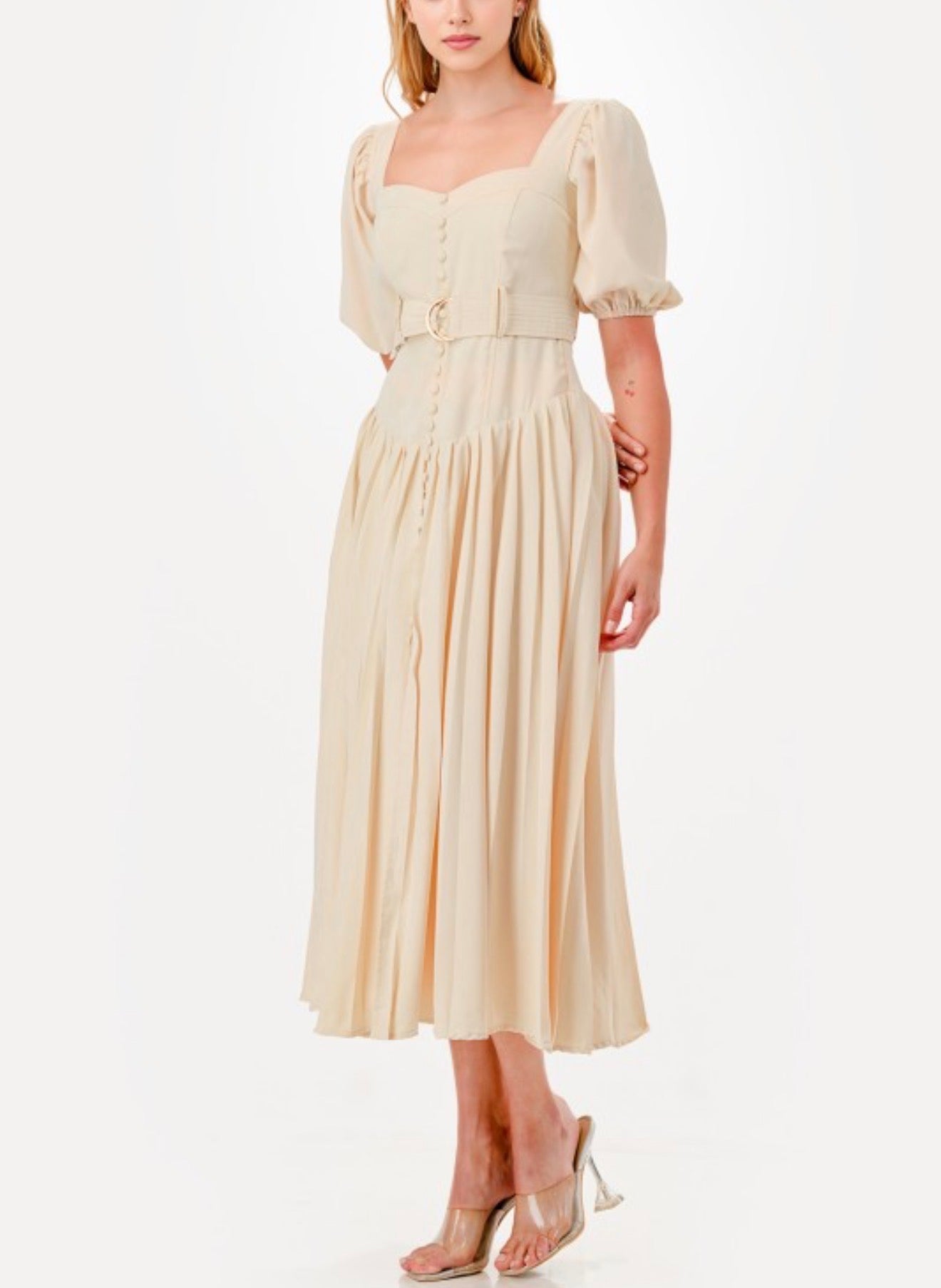 Victoria Elegant Midi Dress