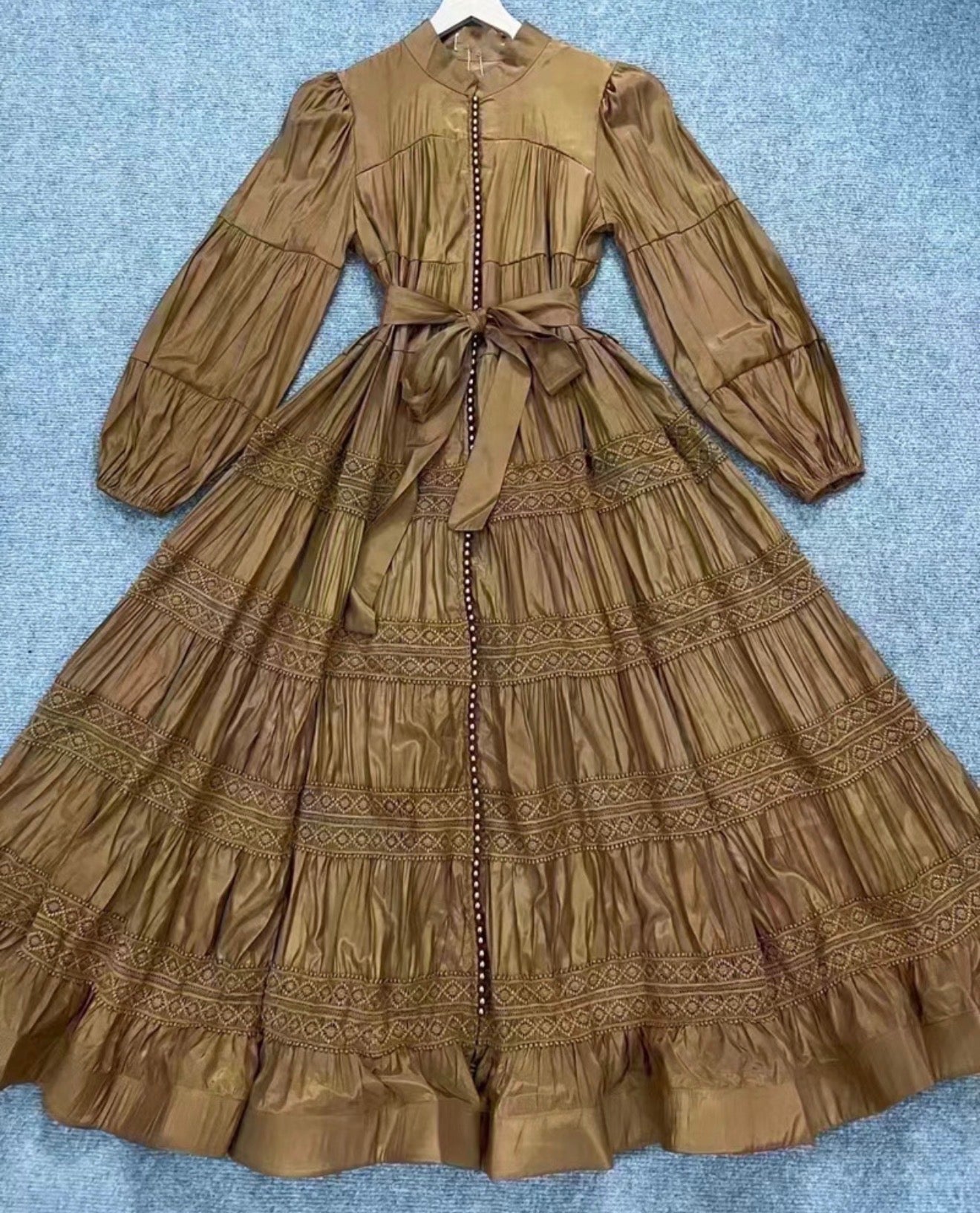 Marigold Embroidered maxi Dress