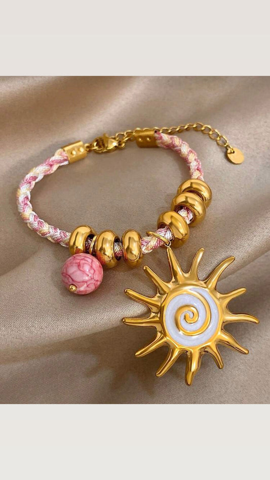 Luna Aspiral Stainless Steel Bracelet