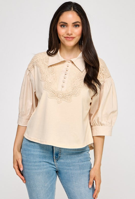 Allondra Embroidered Blouse