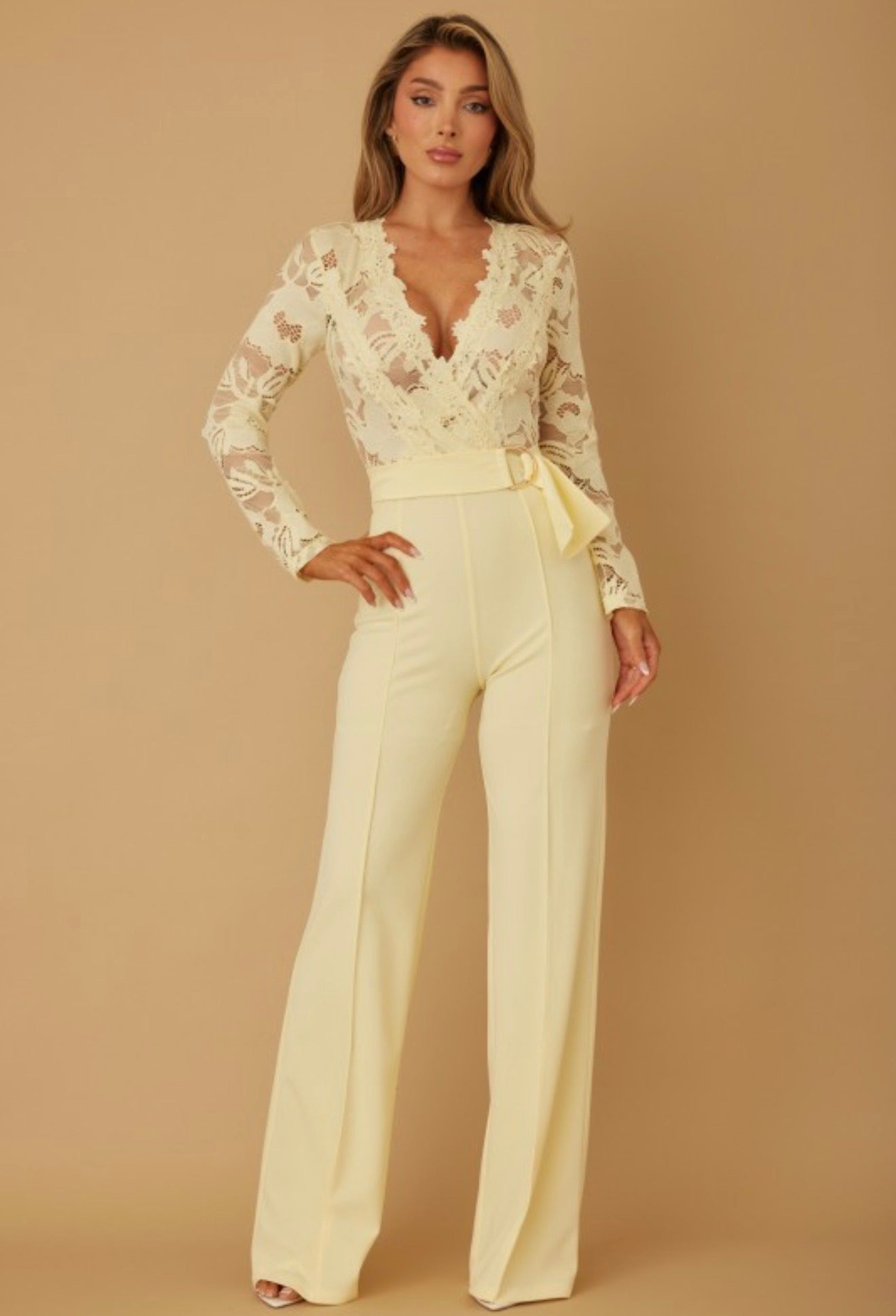 Amalia Lace Elegant Jumpsuit