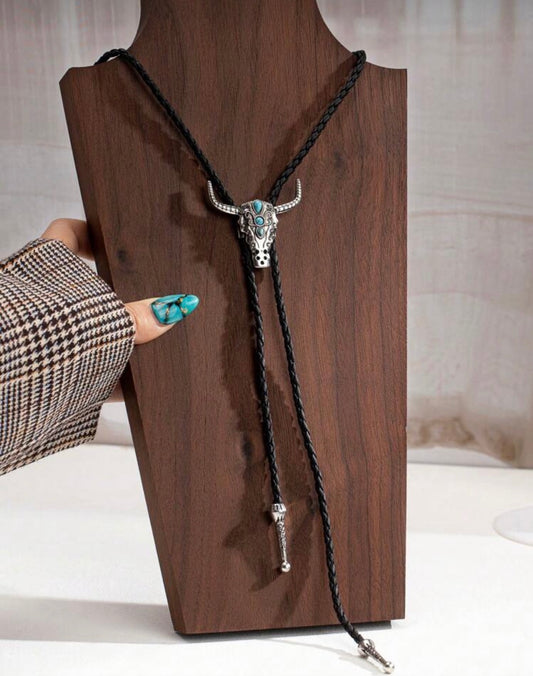 Longhorn Leather  Collar