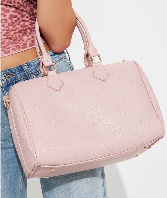 Flowers Baby Pink Purse