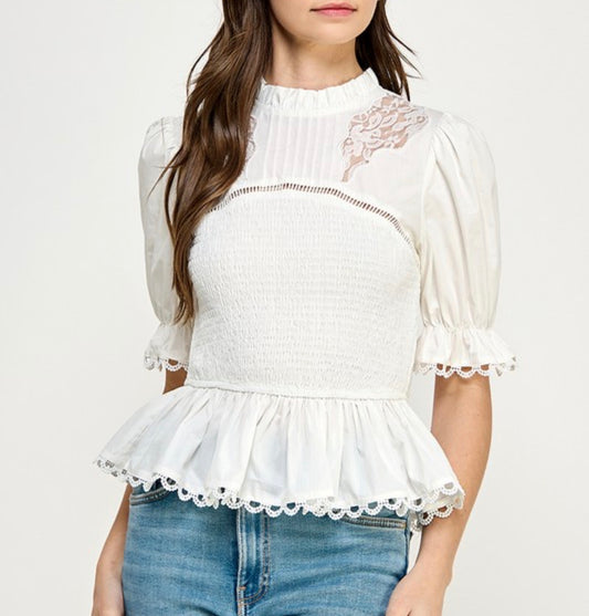 Cloud White Blouse