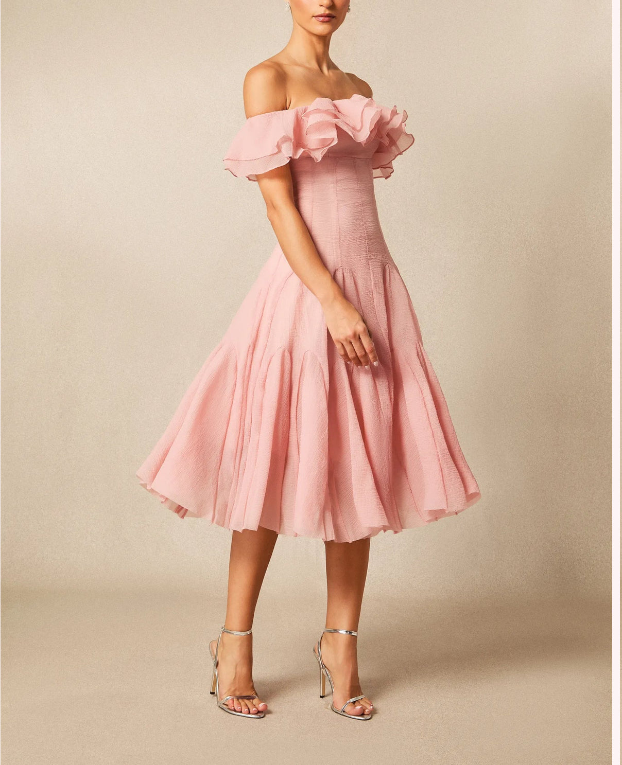 Yoana’s Chifon Midi Dress