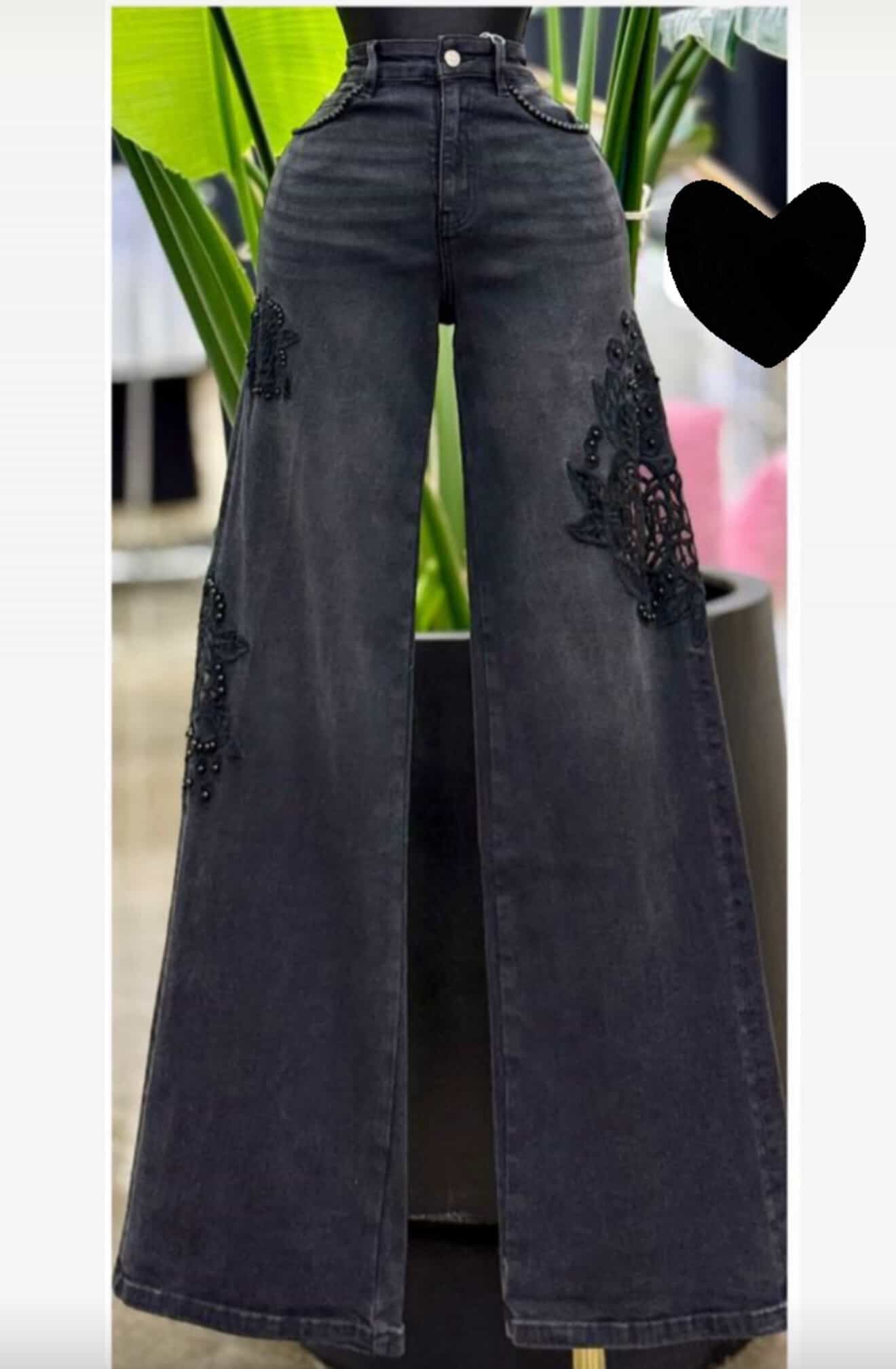 Embroidered Jeans